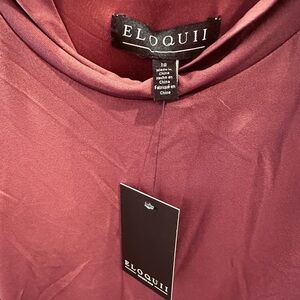 Eloquii Deep Burgundy Blouse